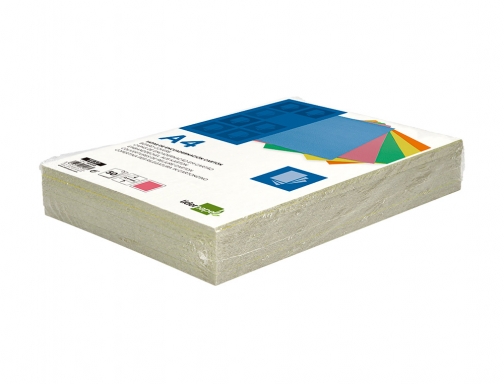 Tapa encuadernacion Liderpapel carton A4 0,9mm amarillo fluor paquete de 50 unidades 166055, imagen 5 mini