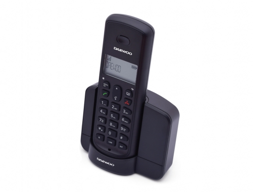Telefono Daewoo inalambrico DTD-1350B pantalla retroiluminada identificacion llamadas , negro, imagen 2 mini
