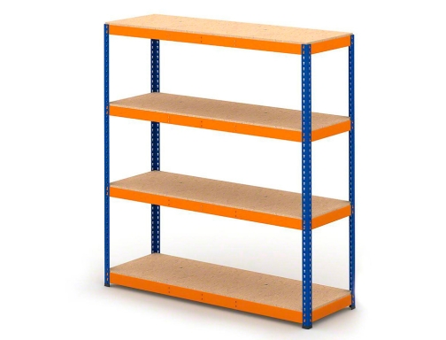 Estanteria de metal ar stabil XL 200x150x60 cm 4 estantes 500 kg Ar storage ST18401 15J408G00, imagen 3 mini