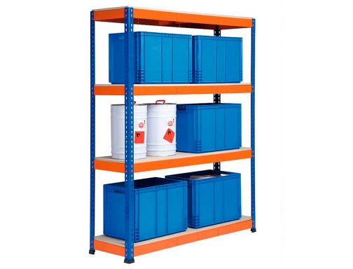 Estanteria de metal ar stabil XL 200x150x60 cm 4 estantes 500 kg Ar storage ST18401 15J408G00, imagen 5 mini
