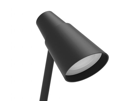 Lampara de oficina Q-connect sobremesa abs tactil 6w 32 led 150lm color KF10973 , negro, imagen 2 mini