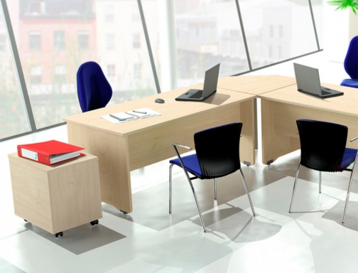Mesa de oficina Rocada work 2000AB02 aluminio gris 120x60 cm, imagen 5 mini