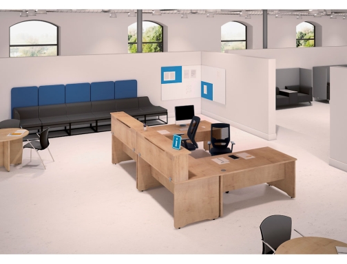 Mostrador de altillo Rocada valido para mesas work metal executive 100x30x40 cm 5012AN02, imagen 3 mini