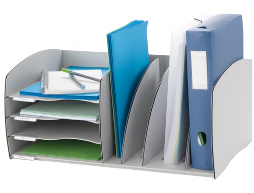 Organizador de armario fast-paperflow gris poliestireno 245x543x340 mm 3-020-212, imagen 2 mini