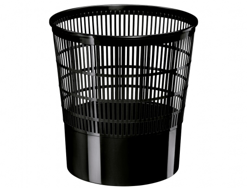 Papelera plastico Cep ecoline rejilla negra 16 litros 30x30x31,7 cm 1002370011 , negro, imagen 2 mini