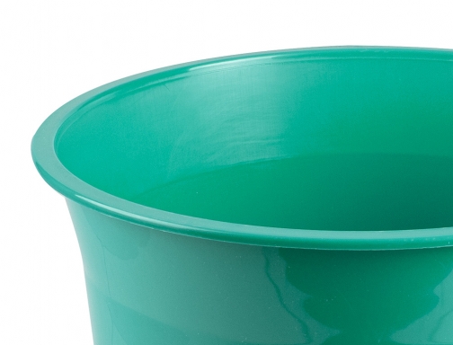 Papelera plastico Liderpapel menta opaco 13 litros 275x285 mm 166257 , verde menta, imagen 4 mini