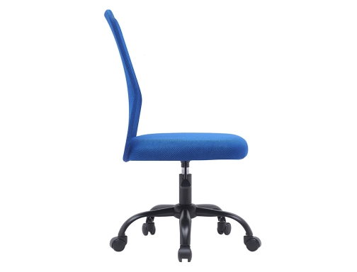 Silla Q-connect oficina parma malla sin reposabrazos alt max 990 anc 480 KF04645 , azul, imagen 4 mini