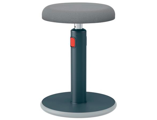 Taburete Leitz active ergo cosy ajustable color gris 65180089, imagen 2 mini