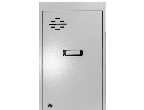 Taquilla de metal Simonlocker 2 puertas con cerradura respiradero y etiquetero gris 90233W1230 , gris gris, imagen 2 mini