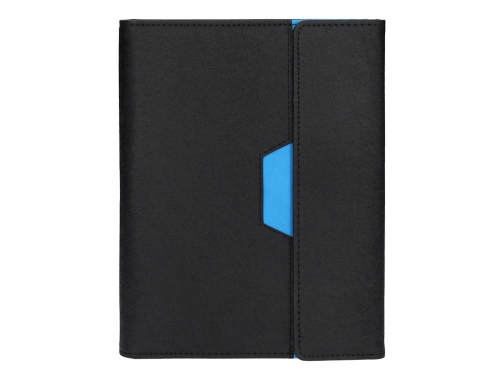 Agenda anillas Liderpapel nero 15x21 cm 2024 dia pagina color negro azul 167108, imagen 3 mini