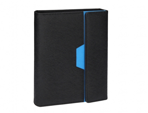 Agenda anillas Liderpapel nero 15x21 cm 2024 dia pagina color negro azul 167108, imagen 5 mini