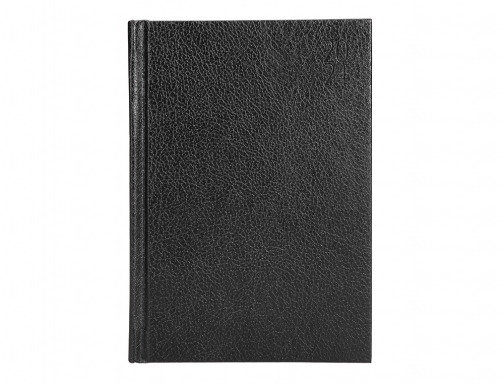 Agenda encuadernada Liderpapel corfu 15x21 cm 2024 dia pagina color negro papel 167040, imagen 3 mini
