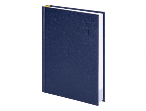 Agenda encuadernada Liderpapel corfu A6 2024 dia pagina color azul papel 60 167047, imagen 5 mini
