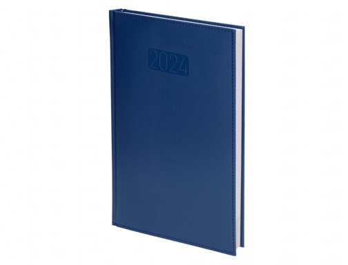 Agenda encuadernada Liderpapel creta 8x15 cm 2024 semana vista color azul papel 167069, imagen 5 mini