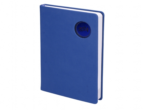 Agenda encuadernada Liderpapel kilkis 15x21 cm 2024 dia pagina color azul papel 167074, imagen 5 mini