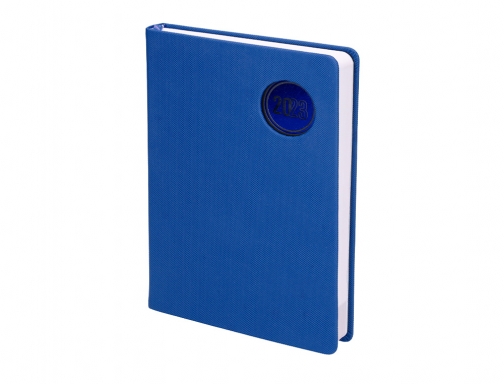 Agenda encuadernada Liderpapel kilkis 8x15 cm 2023 semana vista color azul papel 164082, imagen 4 mini