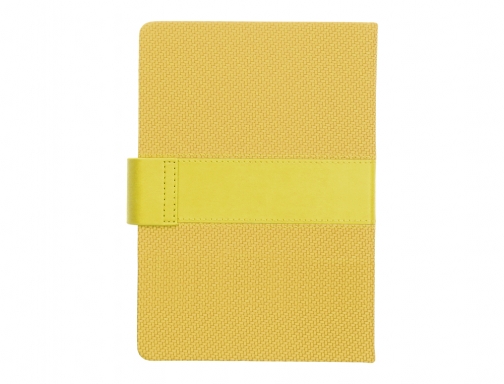 Agenda encuadernada Liderpapel lidhor 15x21 cm 2024 dia pagina color amarillo papel 167072, imagen 4 mini