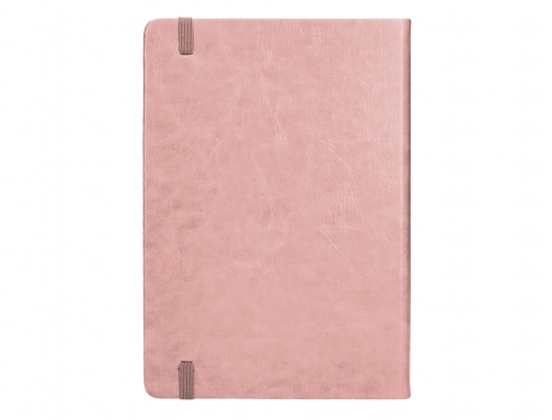Agenda encuadernada Liderpapel mykonos 15x21 cm 2024 dia pagina color rosa papel 167099, imagen 4 mini