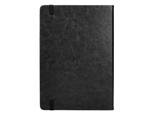 Agenda encuadernada Liderpapel mykonos 15x21 cm 2024 dia pagina color negro papel 167103, imagen 4 mini