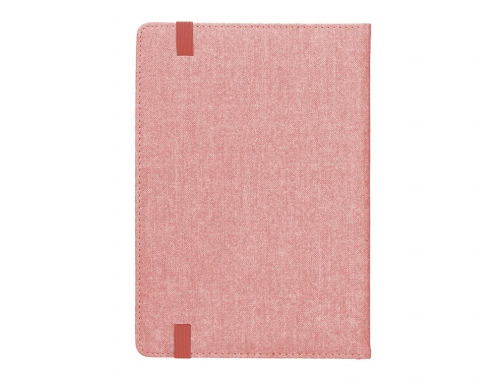 Agenda encuadernada Liderpapel saria A5 2024 semana vista color rosa papel 70 167104, imagen 4 mini