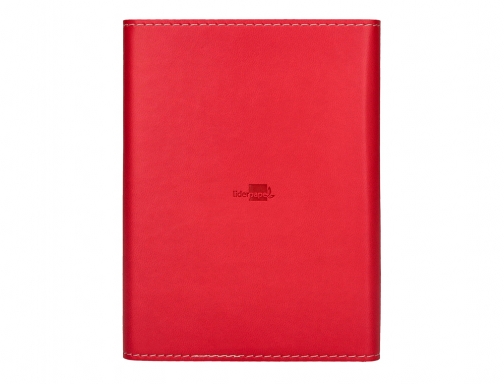 Agenda encuadernada Liderpapel therasia mini 2024 dia pagina color rojo papel 70 167011, imagen 4 mini