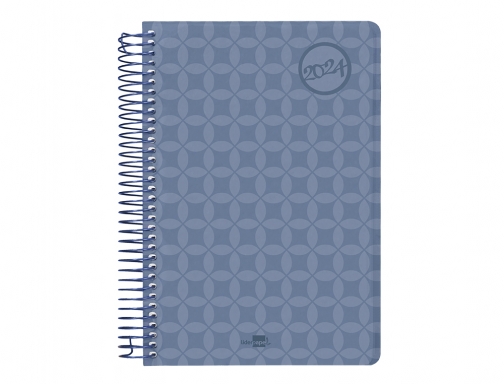 Agenda espiral Liderpapel classic A5 2024 semana vista portada polipropileno papel 70 166958, imagen 3 mini