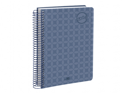 Agenda espiral Liderpapel classic A5 2024 semana vista portada polipropileno papel 70 166958, imagen 5 mini