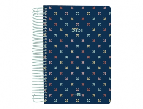 Agenda espiral Liderpapel perissa A4 2024 dia pagina papel 80 gr diseo 166982, imagen 3 mini