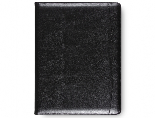 Carpeta portafolios Q-connect sin cremallera sin asas con departamentos interiores colornegro 320x250 KF17192, imagen 2 mini