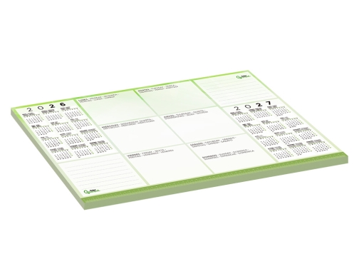 Planning sobremesa semanal Liderpapel 40x60 cm 80 gr 60 hojas 2025-2026 53899, imagen 3 mini