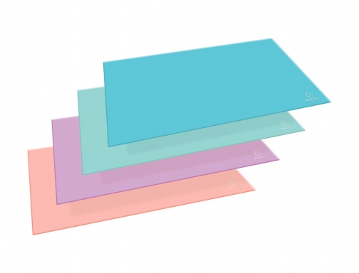 Vade de sobremesa Exacompta aquarel carton forrado colores pastel surtidos 585x385x5 mm 60196D, imagen 2 mini