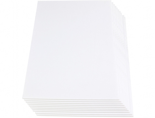 Carton pluma Liderpapel blanco adhesivo 1 cara 50x70 cm espesor 3 mm 48373, imagen 4 mini