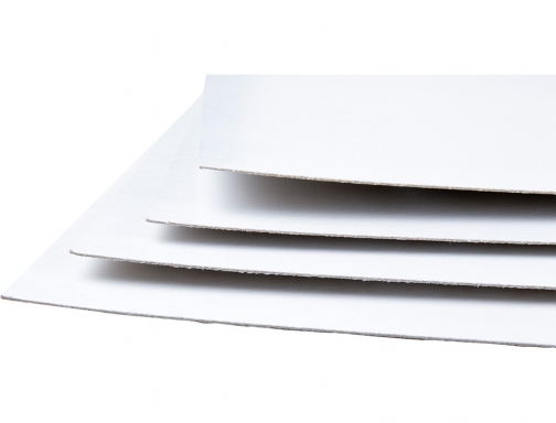 Carton gris Liderpapel con una cara blanca 350 gr 64x88 cm 01858 , blanco, imagen 3 mini