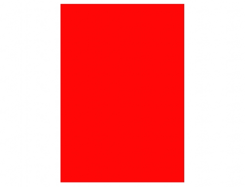 Cartulina fluorescente roja 50x65 cm 230 gr Sadipal 13776 , rojo fluor, imagen 2 mini