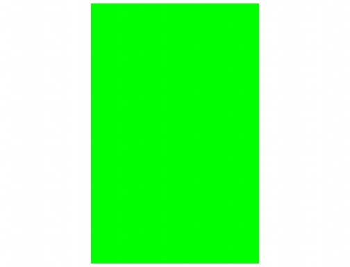 Cartulina Guarro Din A3 verde fluorescente 250 gr paquete 50 hojas C200040819, imagen 2 mini
