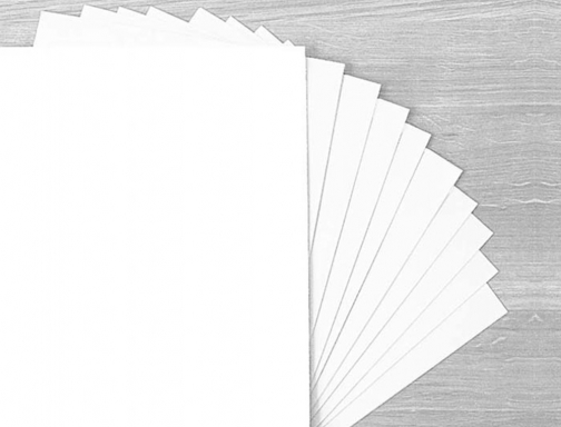 Cartulina Liderpapel 50x65 cm 180g m2 blanco paquete de 25 hojas 79448, imagen 4 mini