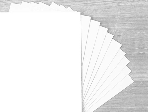 Cartulina Liderpapel 50x65 cm 180g m2 blanco paquete de 25 hojas 79448, imagen 4 mini