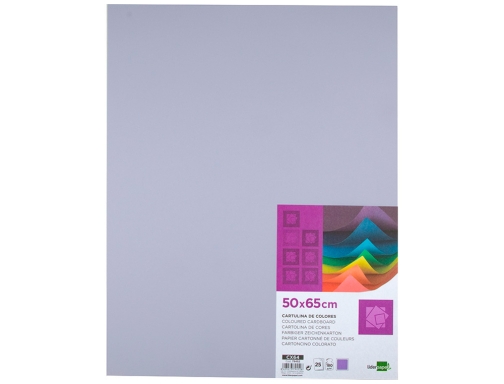 Cartulina Liderpapel 50x65 cm 180g m2 lila paquete de 25 hojas 79452, imagen 2 mini