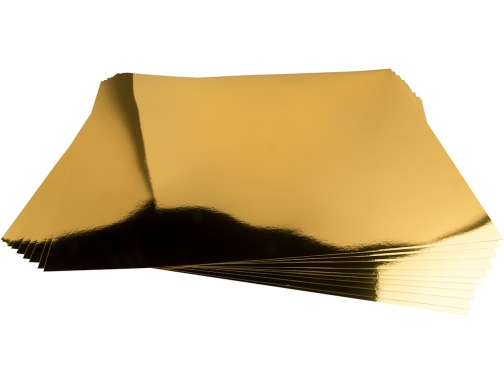 Cartulina Liderpapel 50x65 cm 235g m2 metalizada oro 14509, imagen 3 mini