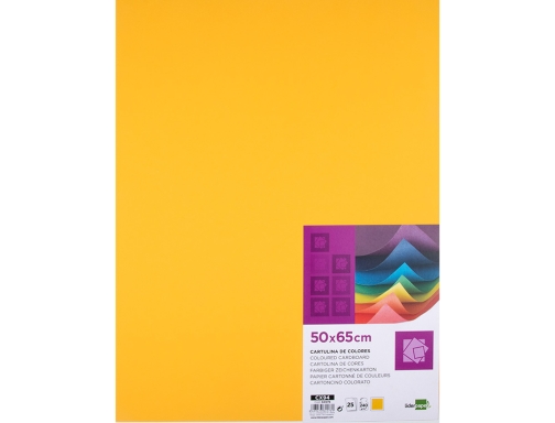 Cartulina Liderpapel 50x65 cm 240g m2 oro viejo paquete de 25 hojas 64576, imagen 2 mini