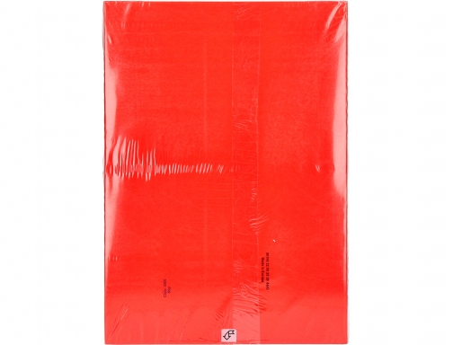 Papel color Q-connect Din A3 80gr rojo intenso paquete de 500 hojas KF18009, imagen 4 mini