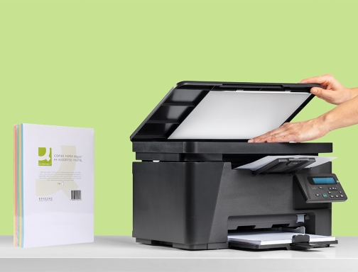 Papel color Qconnect Din A4 80 gr 5 colores surtidos paquete de KF02242, imagen 5 mini