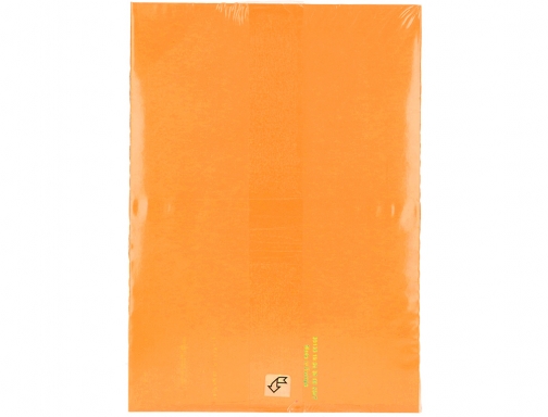 Papel color Q-connect Din A4 80gr naranja neon paquete de 500 hojas KF16268, imagen 4 mini