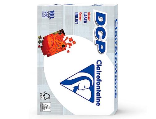 Papel fotocopiadora Clairefontaine Din A3 160 gramos paquete de 250 hojas 1843C , blanco, imagen 3 mini