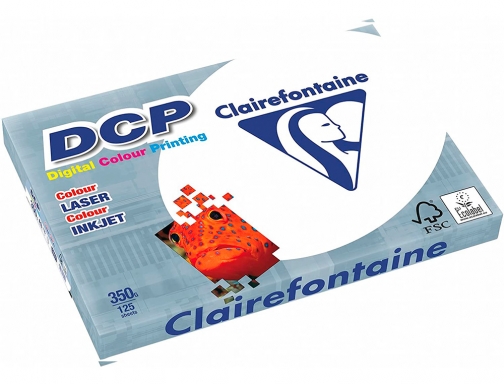 Papel fotocopiadora Clairefontaine Din A3 350 gramos paquete de 125 hojas 3807C , blanco, imagen 5 mini