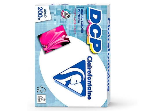 Papel fotocopiadora Clairefontaine Din A4 200 gr paquete de 250 hojas 1807C , blanco, imagen 3 mini