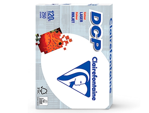 Papel fotocopiadora Clairefontaine Din A4 120 gramos paquete de 250 hojas 1844C , blanco, imagen 3 mini