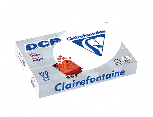 Papel fotocopiadora Clairefontaine Din A4 120 gramos paquete de 250 hojas 1844C , blanco, imagen 5 mini