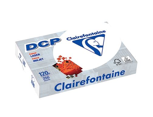 Papel fotocopiadora Clairefontaine Din A4 120 gramos paquete de 250 hojas 1844C , blanco, imagen 5 mini