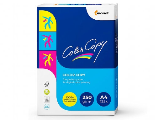 Papel fotocopiadora Color copy Din A4 250 gramos paquete de 125 hojas 57305 , blanco, imagen 2 mini